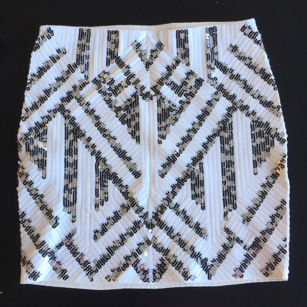 Fun and flashy Express skirt